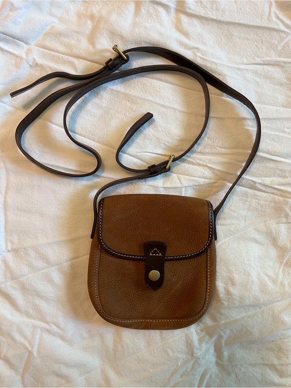 Dooney & Bourke Brown Leather Crossbody Bag